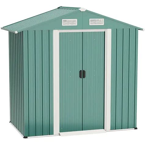 galvanized storage shed 6x3